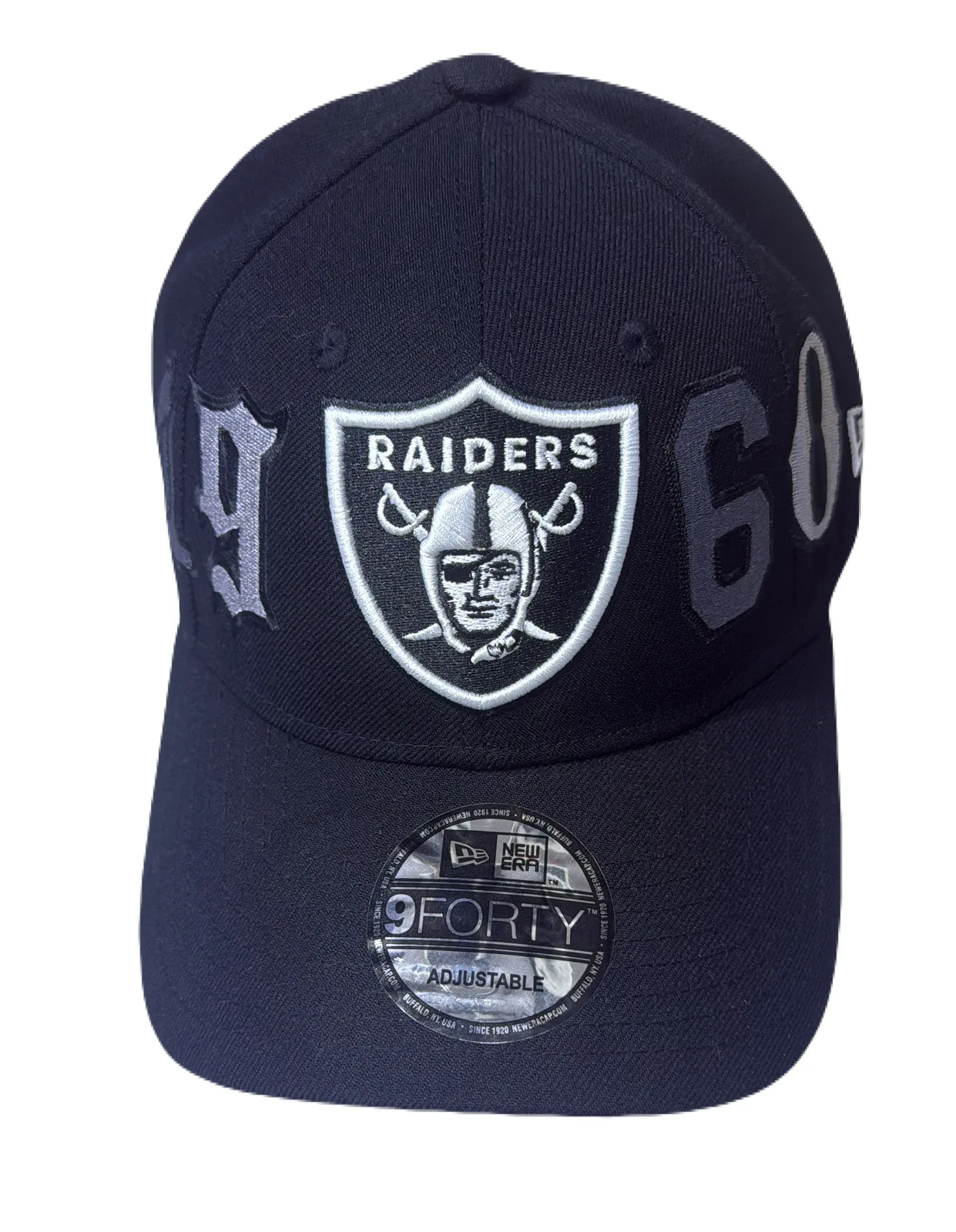 New Era Las Vegas Raiders "Gothic Script" саравчтай малгай